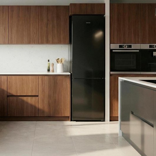 Kühlschrank Combi Cecotec Bolero CoolMarket Total No Frost 200cm 356L D Schwarz