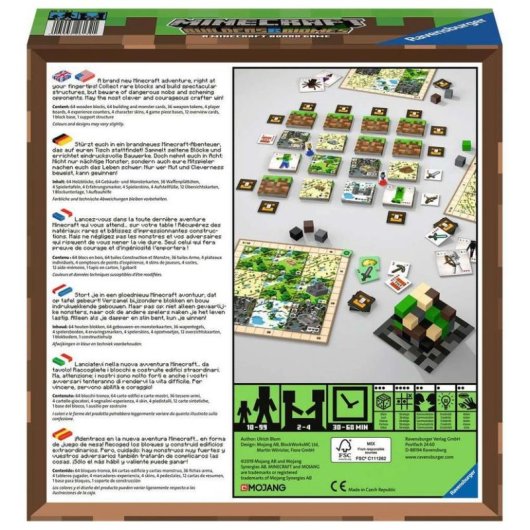 Gioco da tavolo Ravensburger Minecraft Builders & Biomes 10 anni 30-60 min familiare