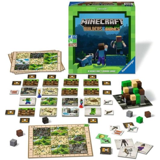Gioco da tavolo Ravensburger Minecraft Builders & Biomes 10 anni 30-60 min familiare