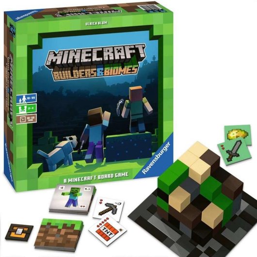 Gioco da tavolo Ravensburger Minecraft Builders & Biomes 10 anni 30-60 min familiare