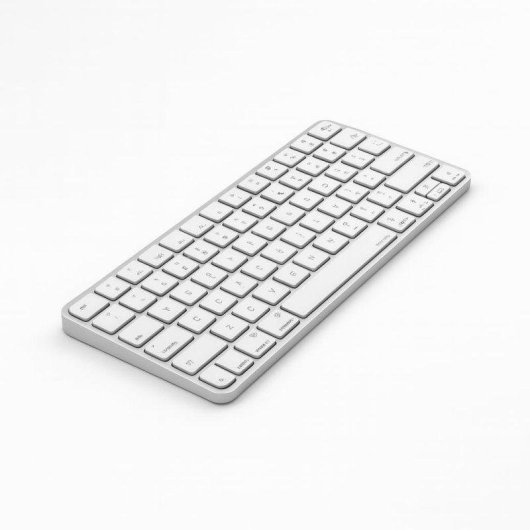 Teclado SilverHT Ultrafino inalámbrico multidispositivo Bluetooth y 2.4G QWERTY español