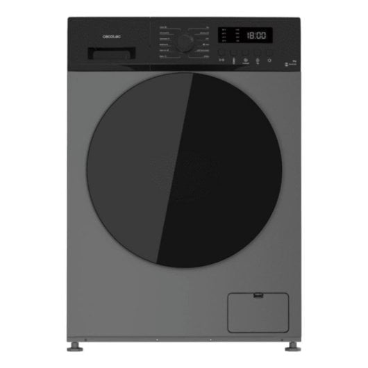 Lavadora Bolero DressCode 9155 Inverter Carga Frontal 9 kg 1400 rpm A Acero Negro SteamMax