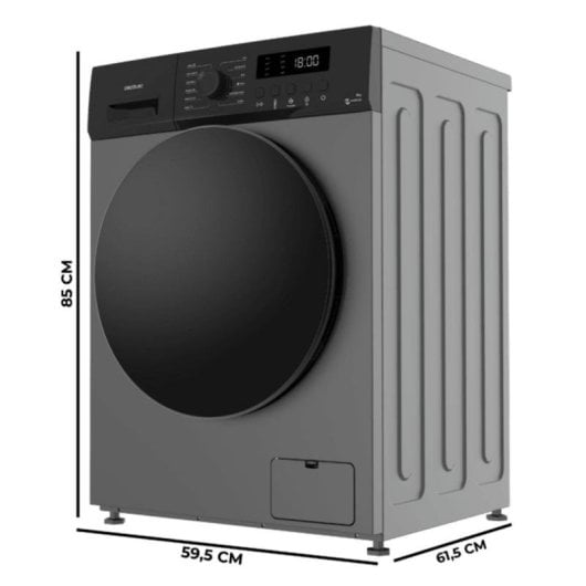 Lavadora Bolero DressCode 9155 Inverter Carga Frontal 9 kg 1400 rpm A Acero Negro SteamMax