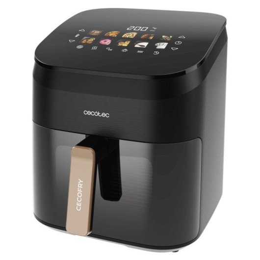 Friggitrice ad Aria Cecotec Cecofry&Grill Smokin' 6500 Finestra 6,5 L 2200 W Affumicatore