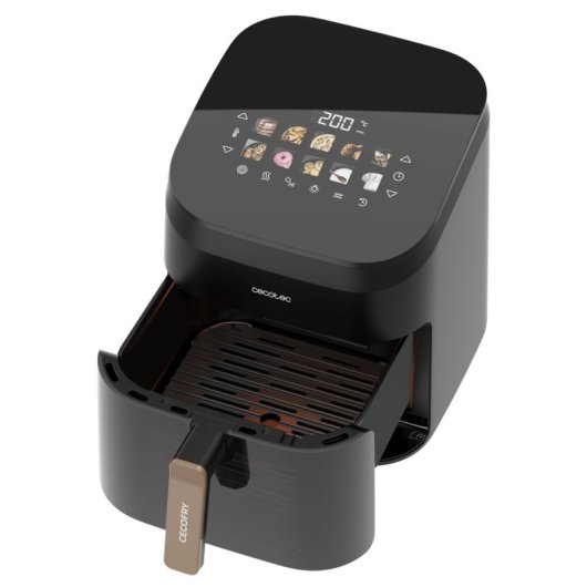 Freidora de Aire Cecotec Cecofry&Grill Smokin' 6500 6,5L 2200W Doble Grill Ahumador