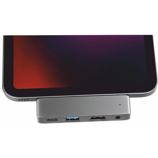 Hub SilverHT USB 3.0 Type-C HDMI 4K Audio 3,5 mm Compacto