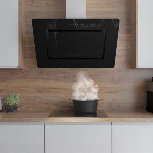 Campana extractora Bolero Flux DT 908002 Decorativa 90cm con control táctil y filtros de carbono