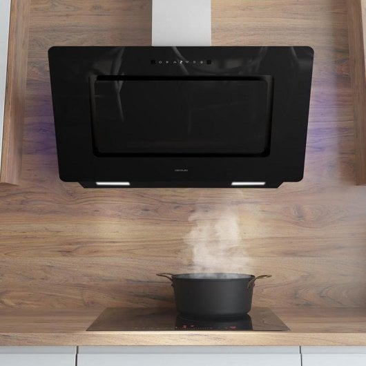 Campana extractora Bolero Flux DT 908002 Decorativa 90cm con control táctil y filtros de carbono