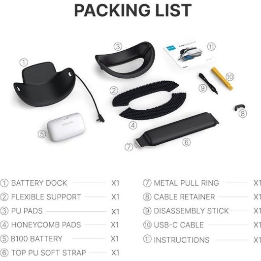 Cintura con batteria BOBOVR P4U per PICO 4 Ultra