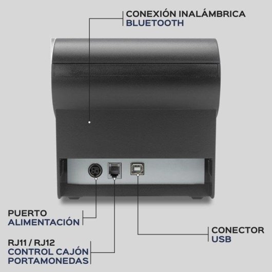 Impresora UNYKAch POS6 con USB + Bluetooth