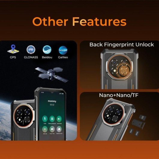 Oukitel G6 4G 4GB 128GB 6.52" Schwarz