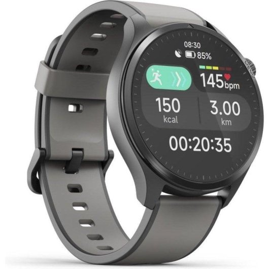 Hama Smartwatch 9000 Bluetooth GPS 36mm AMOLED Antracita IP68 SpO2 Pulsómetro Sueño