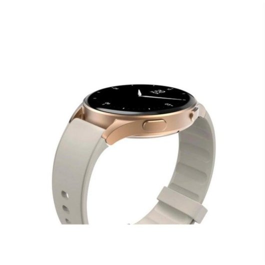 Hama Smartwatch 8900 Bluetooth GPS 42mm AMOLED Dorado Beige IP68 SpO2 Pulsómetro Sueño