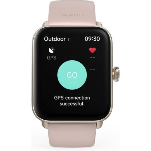 Hama 6010 Bluetooth GPS 44mm TFT Oro Rosa Unisex Resistencia Agua IP68 SpO2 Pulsómetro