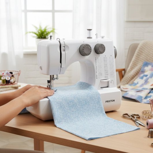 Macchina da Cucire Portatile Prixton P135 (45 Punti)