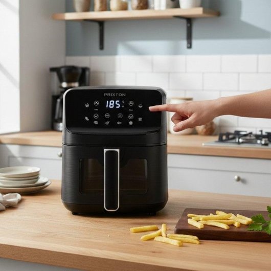 Airfryer Prixton Cook Organics 4,2L 1500W Fenêtre LED 8 Programmes