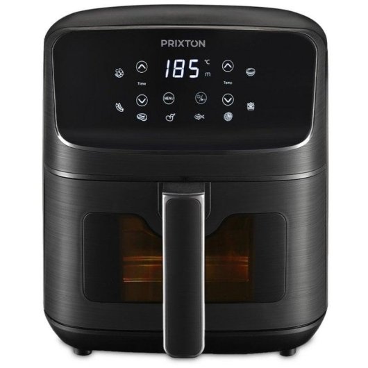 Airfryer Prixton Cook Organics 4,2L 1500W Fenêtre LED 8 Programmes