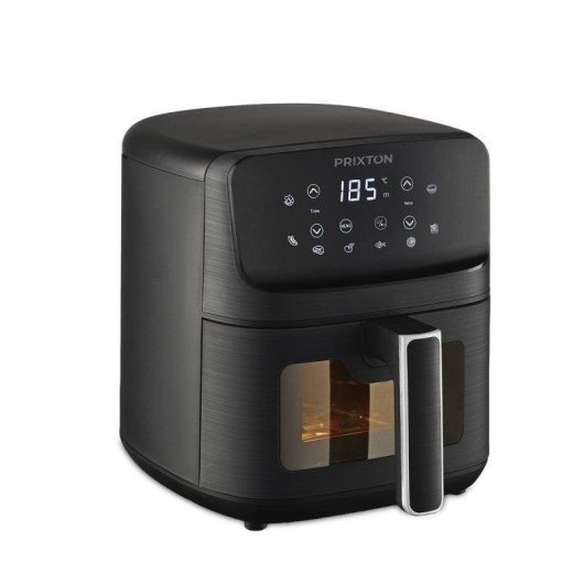 Freidora de Aire Prixton Cook Organics 4,2L 1500W con Pantalla LED y 8 Programas
