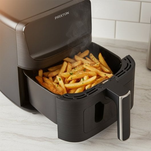 Friggitrice ad Aria Prixton Cook Organics 4,2L 1500W con Display LED e 8 Programmi