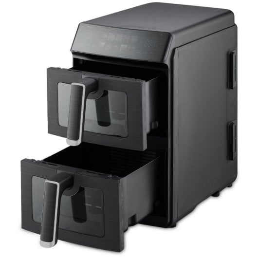 Freidora de Aire Prixton Cook Organics Vertical 10L 2600W Doble Cesta LED Táctil