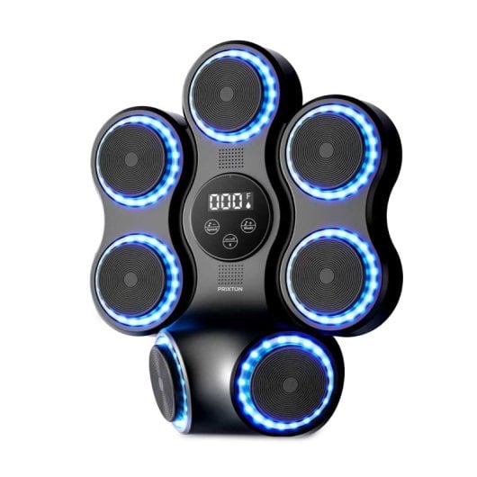 Macchina da Boxe Musicale Prixton Combat Pro BM150 LED Bluetooth 11 Modi 9 Velocità