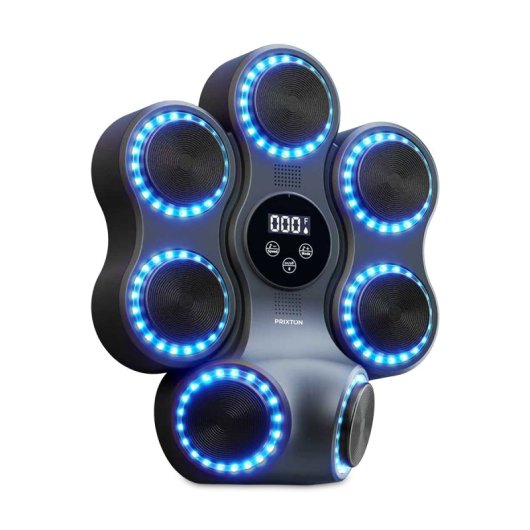 Macchina da Boxe Musicale Prixton Combat Pro BM150 LED Bluetooth 11 Modi 9 Velocità