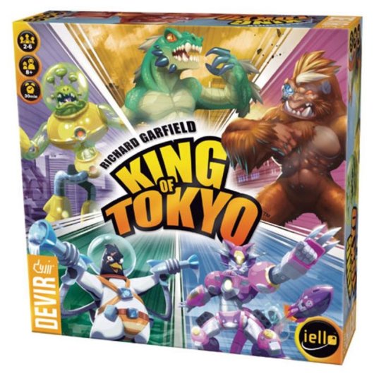 Gioco da tavolo Devir King Of Tokyo Tattico 2-6 Giocatori