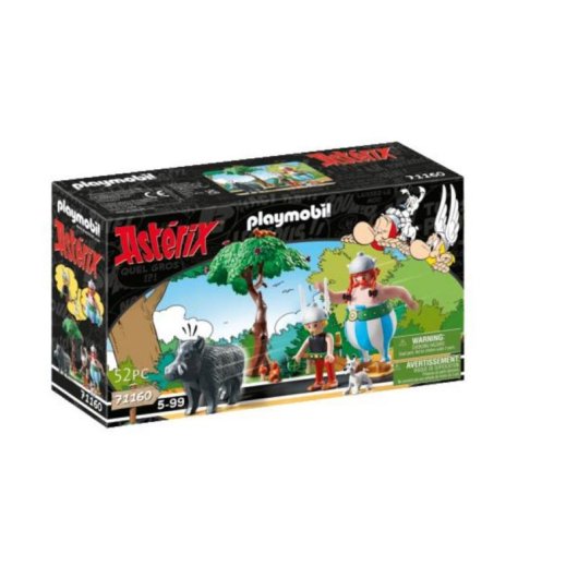 Set de Juguetes Playmobil 71160 Astérix La Caza del Jabalí con Árbol Giratorio Multicolor