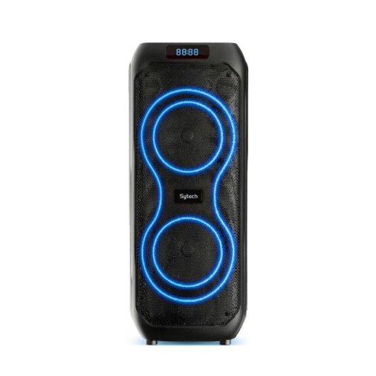 Altavoces Sytech Portátil Bluetooth V5.3 90W con Micrófono y Luces RGB