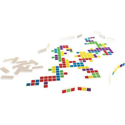 Brettspiel Asmodee Chromino (kleine Box) für Erwachsene und Kinder