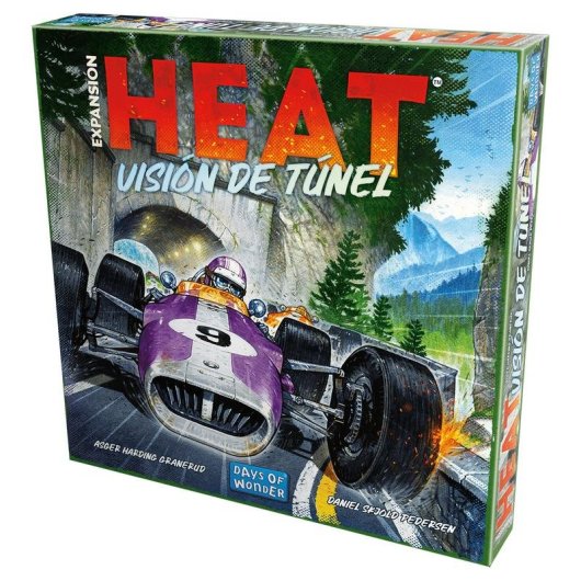 Juego de mesa Asmodee Heat Visión de Túnel Expansión Carreras