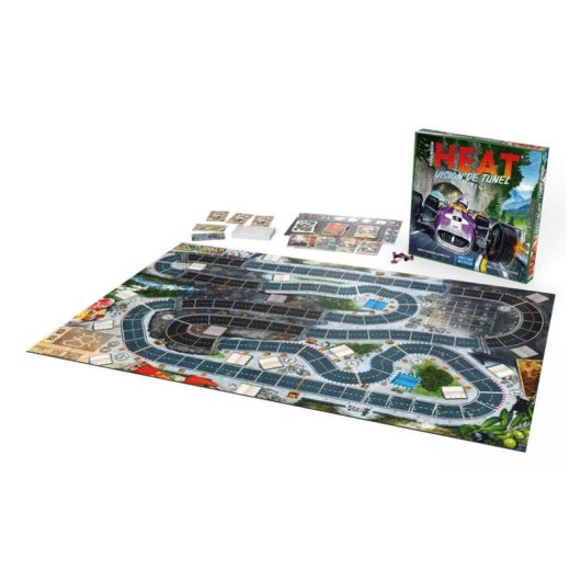 Juego de mesa Asmodee Heat Visión de Túnel Expansión Carreras