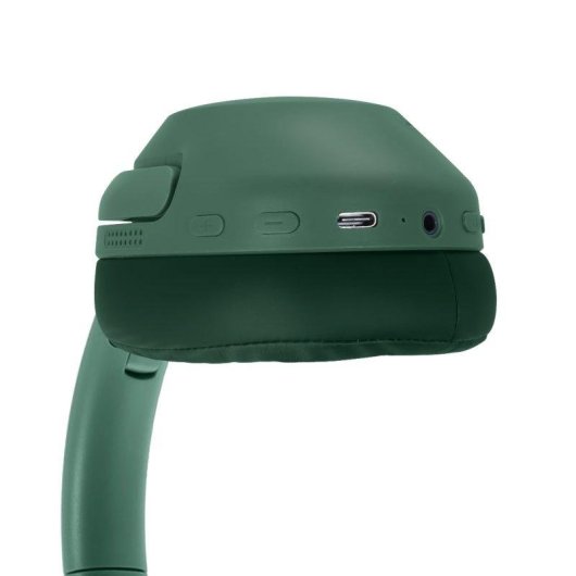 Auriculares Mooov inalámbricos Bluetooth con Cancelación Activa de Ruido, Micrófono y audio espacial Verde reciclado