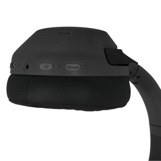 Auriculares Mooov inalámbricos Bluetooth con Cancelación Activa de Ruido, Micrófono y audio espacial, negro