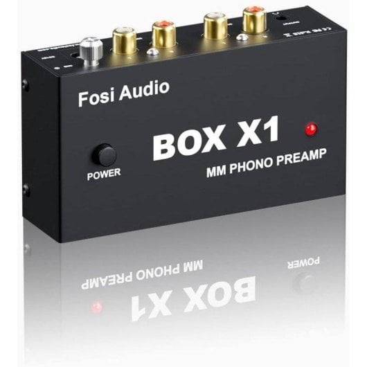 Preamplificador de Fono Fosi Audio Box X1 con Salida RCA y Auriculares