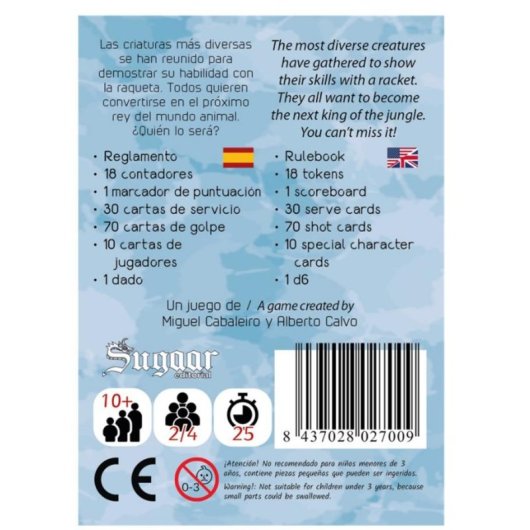 Gioco da tavolo Asmodee Wild Pong per 2-4 giocatori, 25 min di gioco