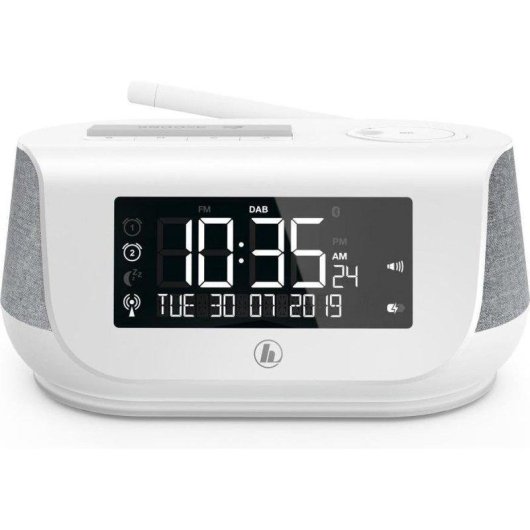 Radiodespertador Hama DR36SBT DAB+ FM Blanco