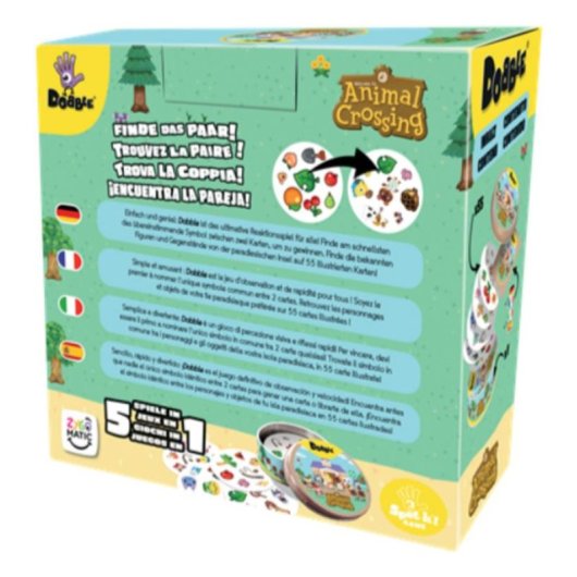 Jeu de cartes Asmodee DOBAC07ML2 Emparejamiento 55 cartes 15 min