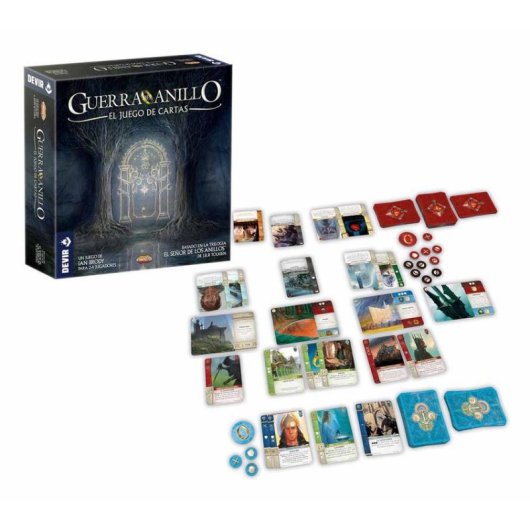 Jogo de cartas Devir Guerra do Anel Estratégia para 2-4 jogadores