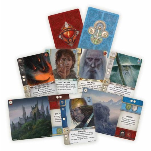 Jogo de cartas Devir Guerra do Anel Estratégia para 2-4 jogadores