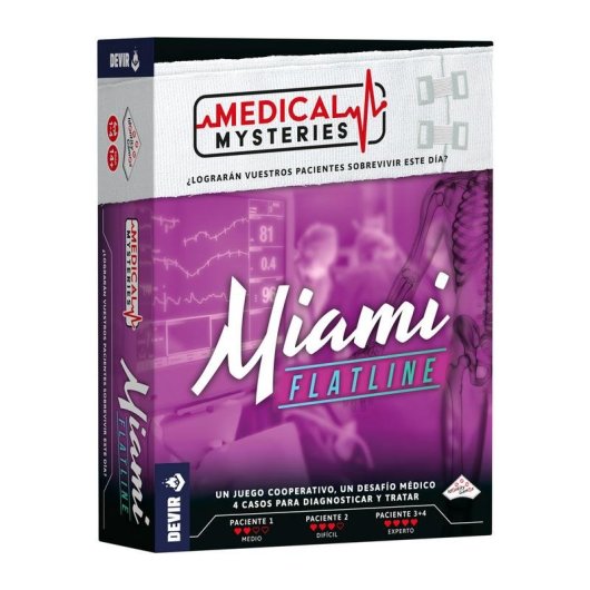 Juego de mesa Devir Medical Mysteries: Miami para 1-4 jugadores, 14+ años, 60 min