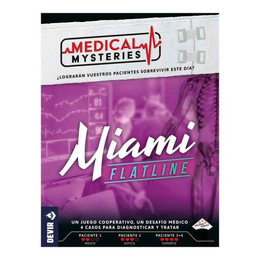 Juego de mesa Devir Medical Mysteries: Miami para 1-4 jugadores, 14+ años, 60 min