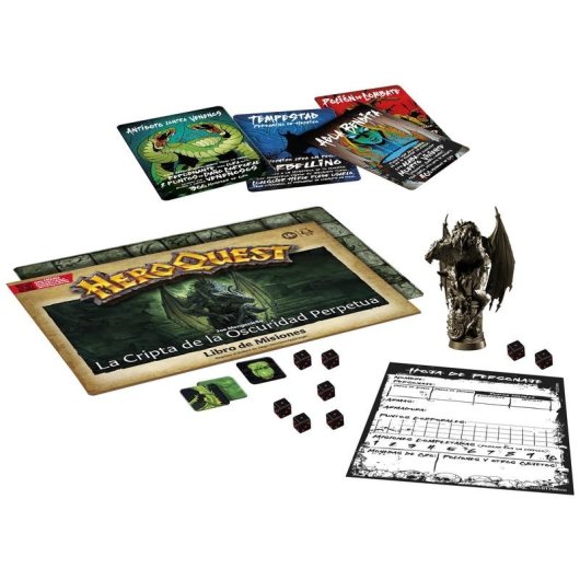 Brettspiel Hasbro HeroQuest Die Krypta der Ewigen Dunkelheit Missionen-Premium-Pack