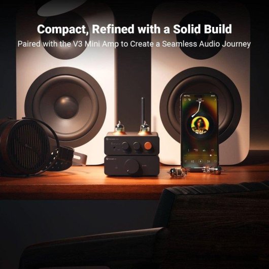 DAC de Válvules Fosi Audio GR40 – Amplificador e Pré-amplificador para Auriculares