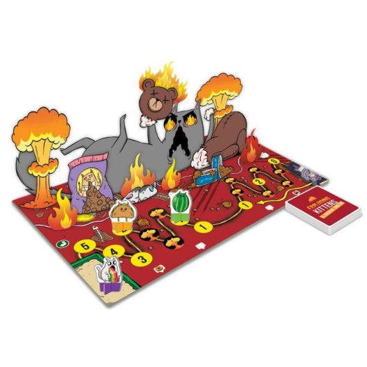 Jeu de plateau Asmodee Exploding Kittens 2-6 joueurs 20 min