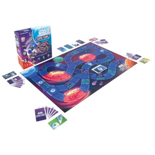 Juego de mesa Asmodee Star Wars Super Teams Estrategia 2-4 jugadores