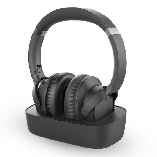 Auriculares Avantree Ensemble inalámbricos Bluetooth TV con base de carga y 35h autonomía negros