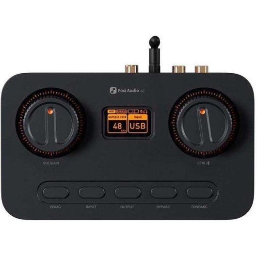 DAC USB Fosi Audio K7 Gaming Hifi con Control de Volumen