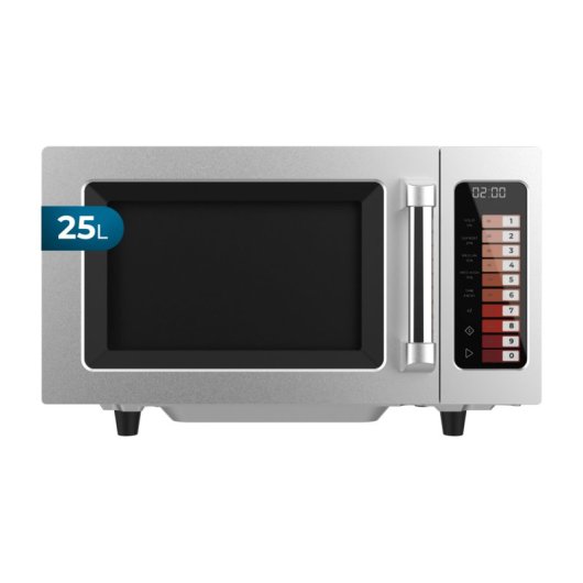Micro-ondas FlatPro 2500 Touch 25 Litros 1000W com painel tátil e 100 programas