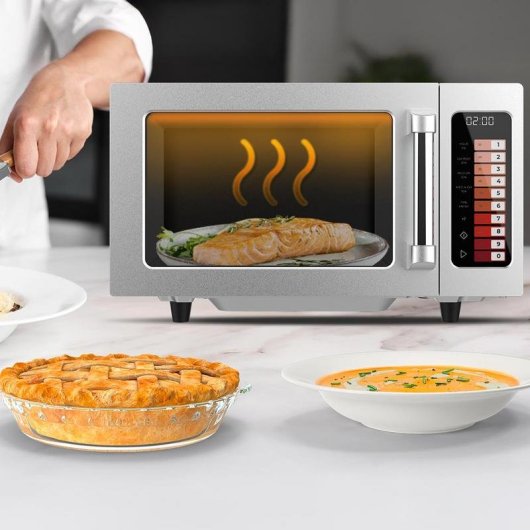 Micro-ondas FlatPro 2500 Touch 25 Litros 1000W com painel tátil e 100 programas